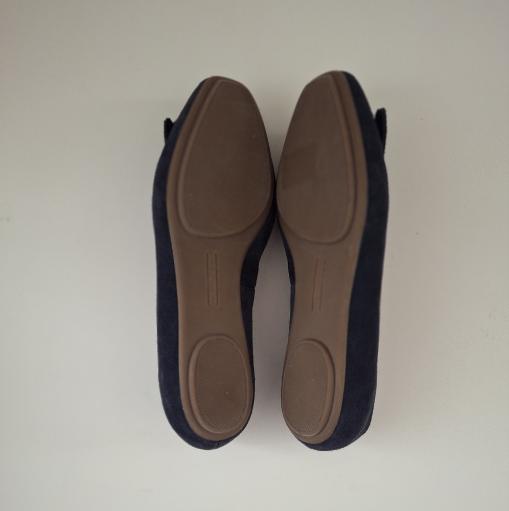 TALBOTS "Becca" Kilte Driving Moccasin Flat Blue Suede - Size  9.5 - Picture 5 of 8